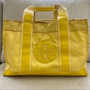Tory Burch Yellow Tote Bag